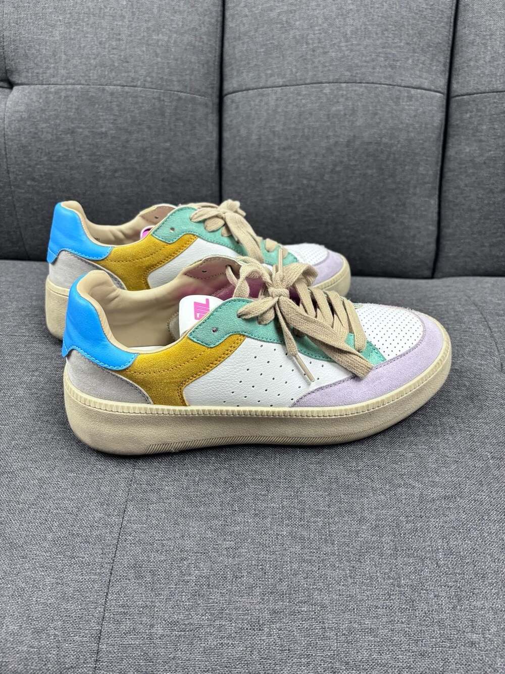 Steve Madden Lynnox Multi-Color Sneakers Size 8M